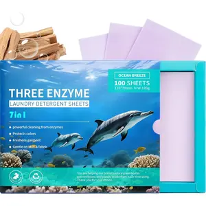 Travel Laundry Detergent Sheets - Liquidless Laundry Sheets Detergent for Travel No Plastic &  ( Amberwood)