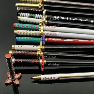 20cm  Anime Peripheral Neutral Pen/my Wife/Zenyi/moth/butterfly Blade Day Wheel Knife Stationery Signature Pen