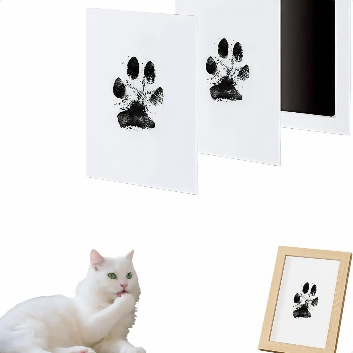 1 inkpad, 2 cardstock, 1 photo frame