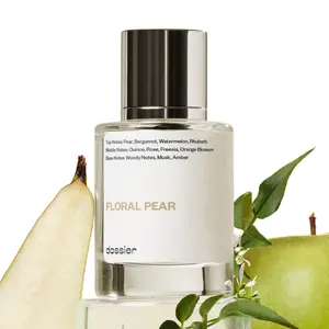 Floral Pear, Dossier, Unisex Perfum, Eau de Parfum, 50ml, Pear, Bergamot, Watermelon, Rhubarb, Rose, Orange Blossom, Musk, Amber