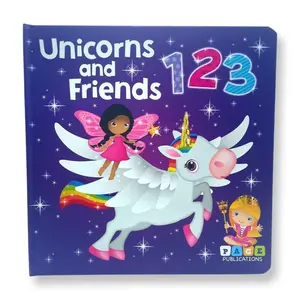 Number Learning 123 Board Book, Ideal for Unicorn & Friends Fans