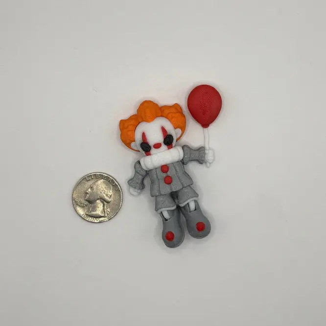 🎈Mini Flexi Pennywise – Creepy-Cute Collector Figure