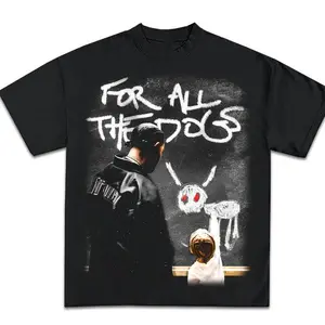 DRAKE FOR ALL THE DOGS EXCLUSIVE - Graphic Unisex T-shirts, Full Colors, Top Womenswear
