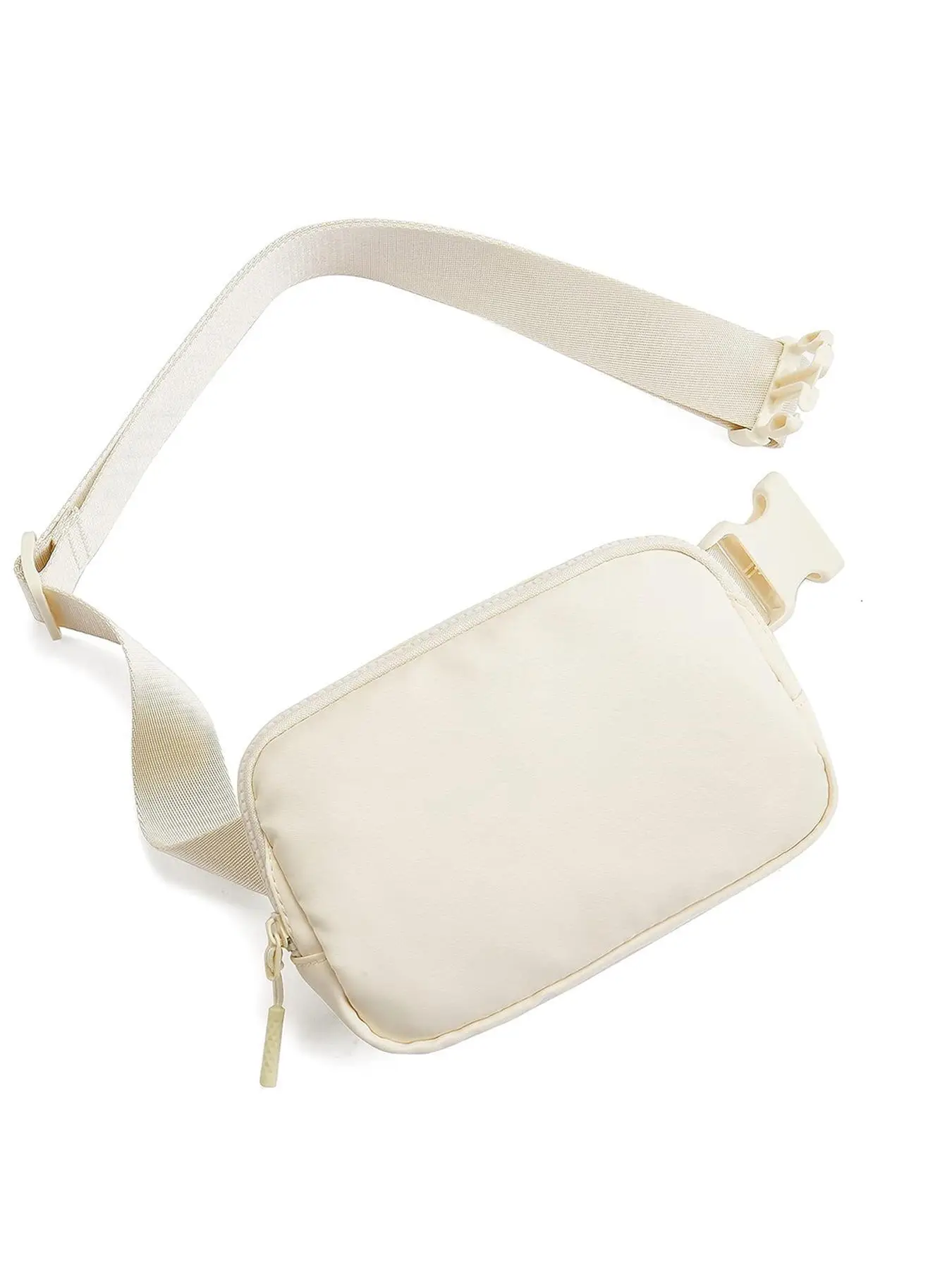 Women's Solid Color Fanny Pack, Fashionable Casual Versatile Zipper Chest Bag for Daily Used, Trendy All-match Sling Bag for Women & Girls