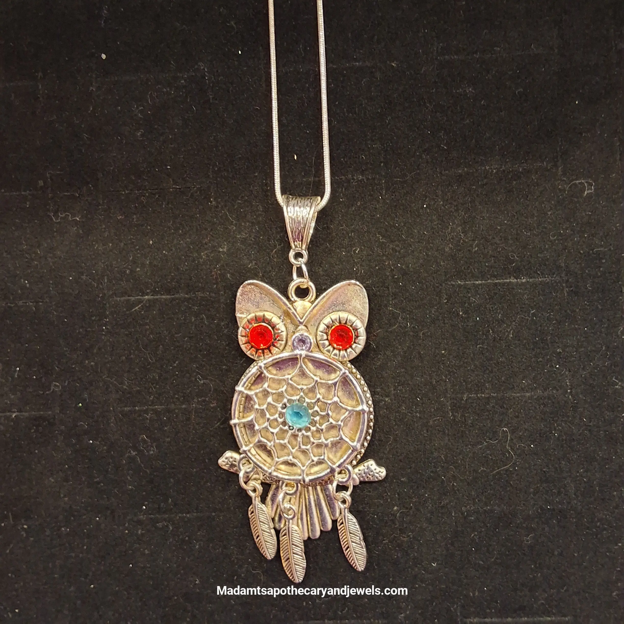 Owl Dream Catcher Pendant
