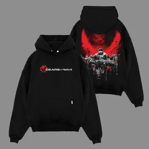 Gear Of War Hoodie Shirt Premium Cotton, Gear Of War Fans, RPG Game Graphic Hoodie, Streetwear Hoodie Unisex Oversize Gift for RPG Game Lovers