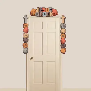 Jesus is the Rock Classroom Door Border - 10 Pc.