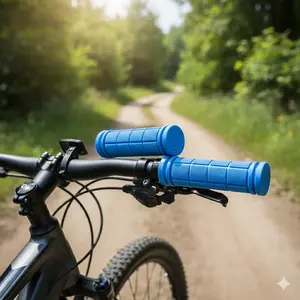 Upgraded Non-Slip Bike Handlebar Grips - Sweat-Resistant, Universal Fit for Fixie Bikes, Comfortable Shock-Absorbing Design, Secure & Easy Installation for Outdoor Cycling Safety.