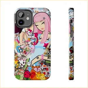 Bold & Cool Lady Tiger Phone Case  Tokidoki-Inspired Tough Cover for iPhone & Galaxy, Accessories Durable Case