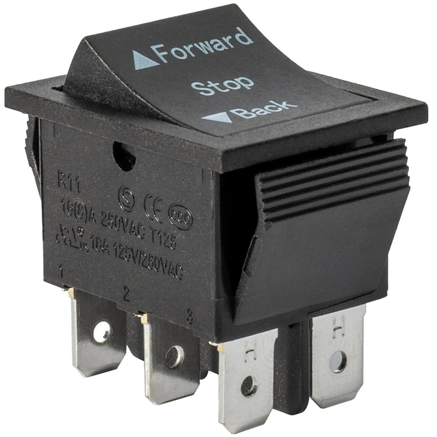 2 Universal 6V 12V 24V Forward Reverse Switch Compatible with Power Wheels Forward, Stop,Reverse Gear Forward Stop Backward Button Replacement Parts for Ride on Toys