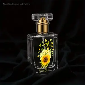 50ML Portable Perfume Bottle, Sweet Print, DIY Fragrance Container, Travel-Friendly, Gift for Couples, Friends, Family, Special Occasions