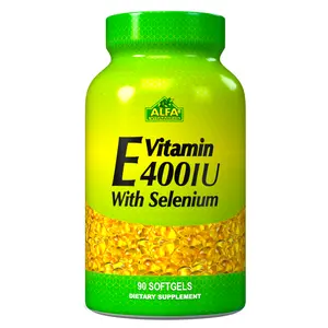 Alfa Vitamins- Vitamin E 400 IU with Selenium - 90 softgels