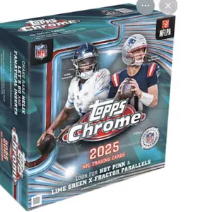 Lethal Collectibles Break #005 (x3) 2025 Topps Chrome Football Mega Box