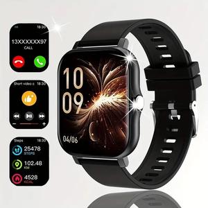 Smart watch, wireless talking/dialing, multi-sport mode, call reminder and rejection, SMS reminder, message reminder, various APP reminders, multi-function display, HD screen, gifts, multiple colors Alloy Charging Pink Smartphone Usb Wearable Rechargeable