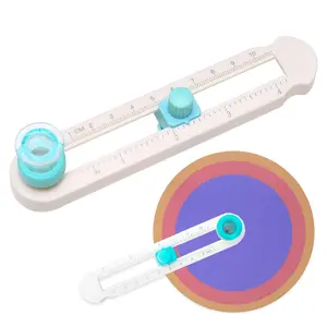 Circle Cutters For Crafts,Diy Circle Cutter,Circle Paper Cutter,Adjustable Any Size 2-20cm Come With Bottom Blade Guard, Easy Operation And Smooth Cutting