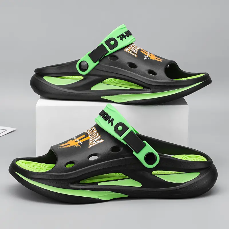 GSLMOLN Clogs Garden Shoes Slip-On Mules Outdoor Beach Slippers Sandals for Men and Women, Premium Quality Footwear, Summer Comfort - Flip Flops