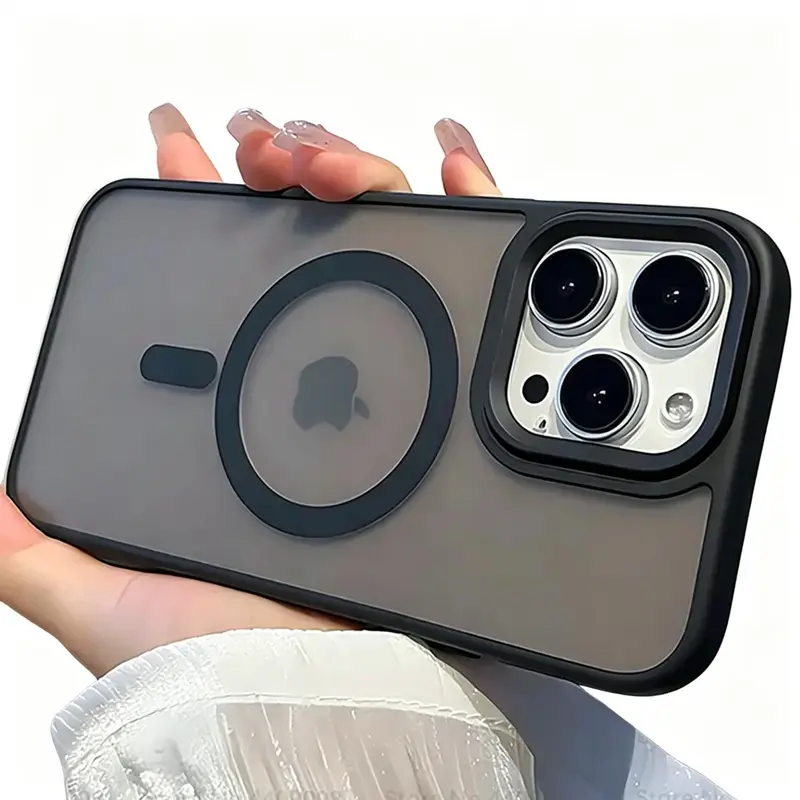 For Apple iPhone 17 Air 16 15 14 Plus 13 12 11 Pro Max Shockproof Frosted Case Compatible With MagSafe Translucent Matte Protection Cover iPhone case