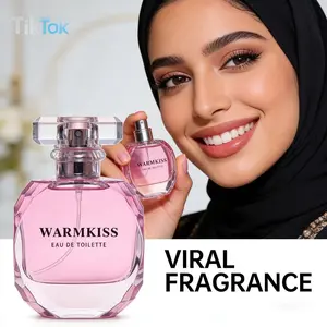 Affordable Luxury Pink Perfume for Women - WARMKISS Eau de Toilette | Fresh Floral & Fruity Scent for Daily Wear | Soft & Elegant Long Lasting Body Spray | Valentine's Day Gift Set 30ml