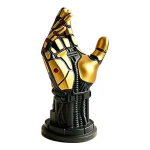 Cyberpunk 3D Printed Handle, Multi-Functional Desktop Organizer for Game Controllers & Phones, Sci-Fi Mechanical Decor, Home Decor, Figurines, Decorative Sculptures, Perfect Gift