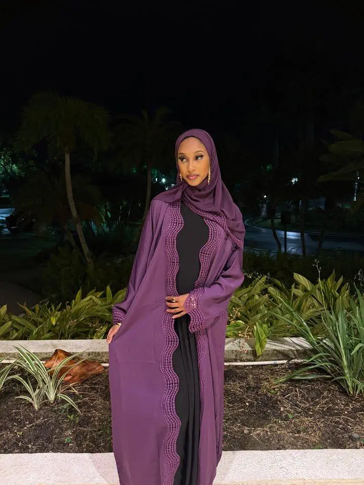 Amara Abaya in Purple