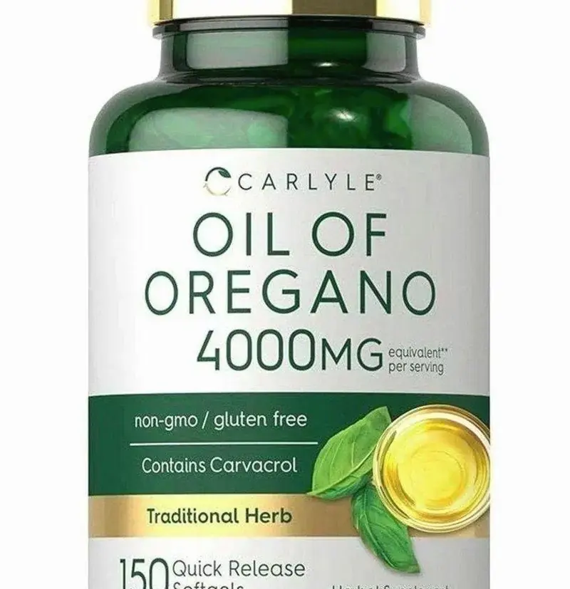 Carlyle Oregano Oil 4000mg Supplement | 150 Softgel Capsules | Contains Carvacrol | Non-GMO & Gluten Free Formula