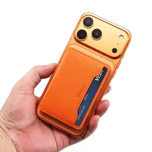 Mobile Phone Wallet Magnet Flip Pocket Card Storage Luxury Faux Leather Magnetic Stand Buckle Bag Wallet For Unisex Relatives Friends And Elders Holiday Gift