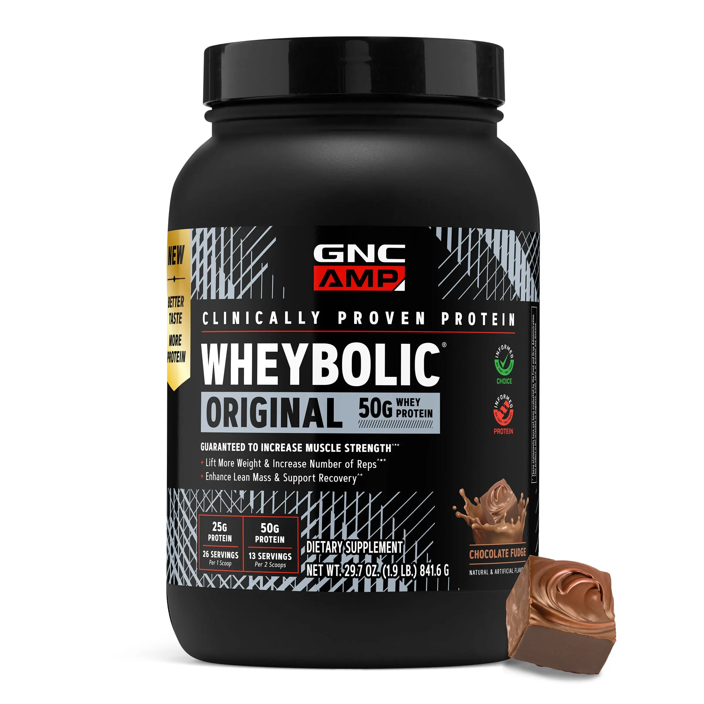 GNC AMP NEW WHEYBOLIC® Performance Protein Powder GNC AMP NEW WHEYBOLIC® Performance Protein Powder