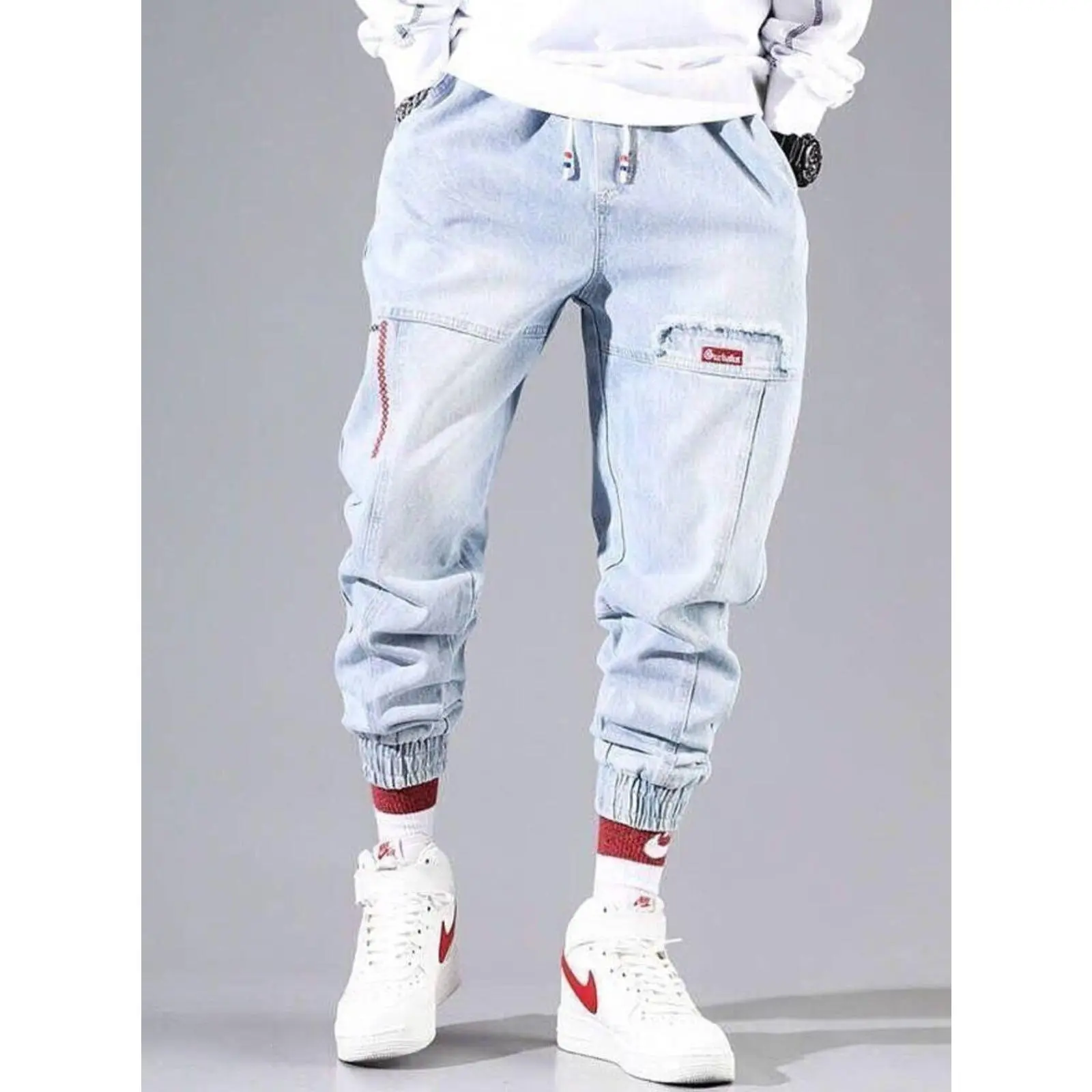 Cargo Denim Joggers