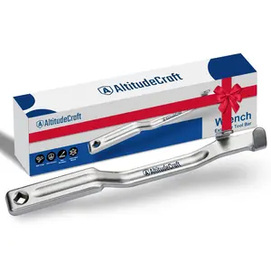 AltitudeCraft Wrench Extender Tool Bar – Durable Wrench Extension with 1/2" Square Hole for Torque Boost, Efficient Mechanics Hardware Tool for Industrial Use, Tradesmen & DIYers – Universal Design