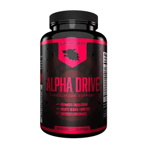 Alpha Drive Extra Strength Nitric Oxide Booster | For Insane Muscle Pumps | Ignite Unstoppable Power, Crush Plateaus & Redefine Your Limits | Unleash Your Inner Alpha & Dominate Every Rep with Unbreakable Confidence