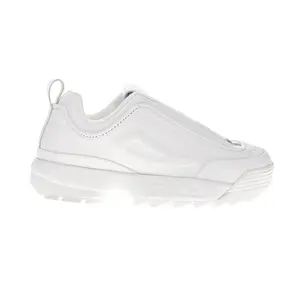 Fila Womens Disruptor Zero Lace Up Sneakers Shoes Casual - White Fila Womens Disruptor Zero Lace Up Sneakers Shoes Casual - White