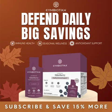 Liposomal Elderberry | 26 Packets | Flu & Virus Defense | Powerful Antioxidant & Immune Boost | 16:1 Organic Elderberry Extract | with Vitamin C, Echinacea & Vitamin E | No Refrigeration | Plant-Based | Third-Party Tested