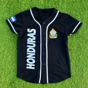 Honduras Baseball Jersey Collection, Inspired 3D Unisex Jerseys, Multi-Color, Size S-5XL