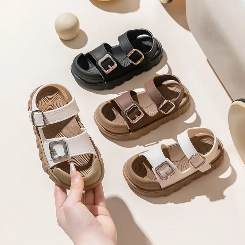 2025 New! Adorable Girls Non-Slip Soft Sole Velcro Sandals - Summer Beach Shoes For Big Kids & Babies! Cute Magic Strap Footwear # BabySandalsInspo # GirlsFashion2025 # TikTokKidsHaul. # CuteGirlsFootwear # SoftSoleSandals