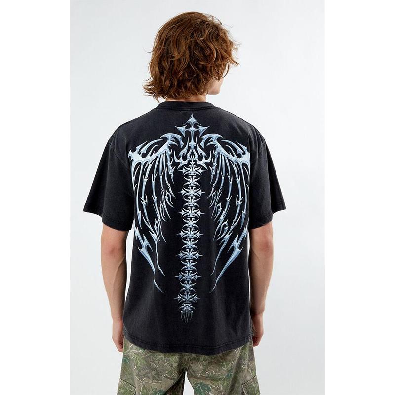 Pacsun Men's Cyber Wing Oversized T-Shirt
