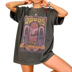 Comfort Colors Vintage The Doors 60's T-Shirt, The Doors Shirt, Retro Rock Band Graphic Tees for Music Lovers, Womenswear, Gifts For Women