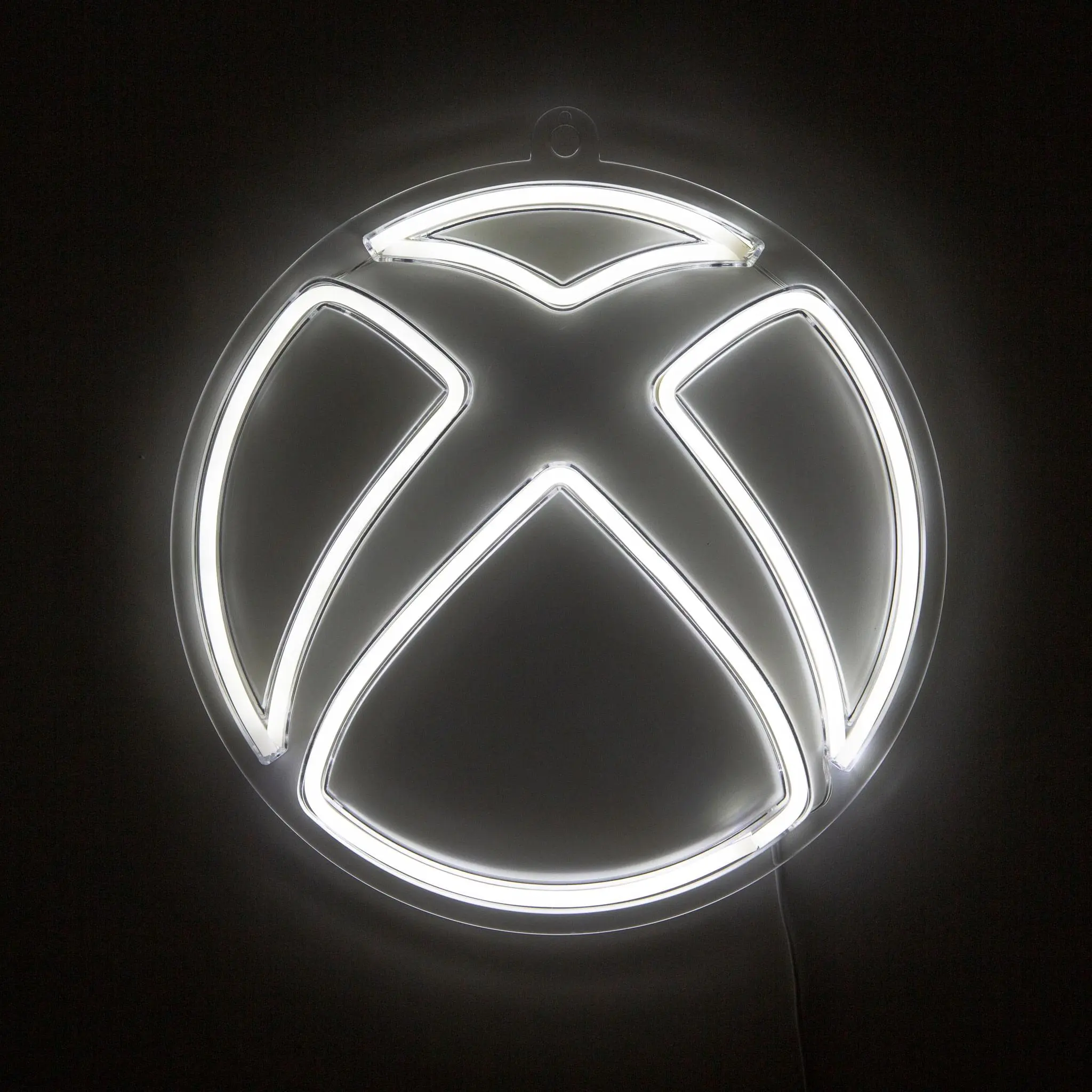 Xbox Logo LED White Neon Wall Light Sign | 10 Inches Tall, Atmosphere Light, Decorative Neon Light