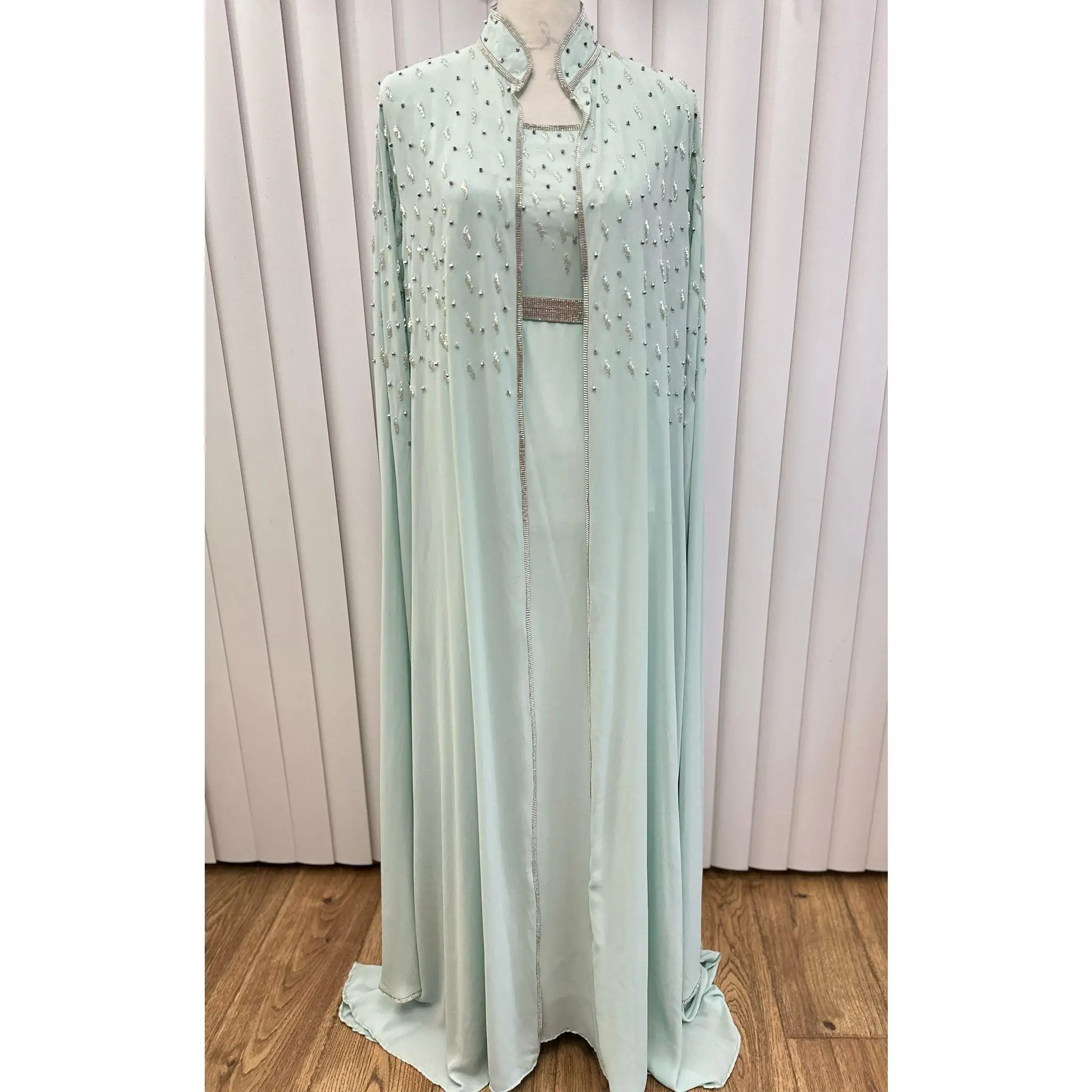 Malak Kuftan - Women's Patterned Embrodiered Kaftan