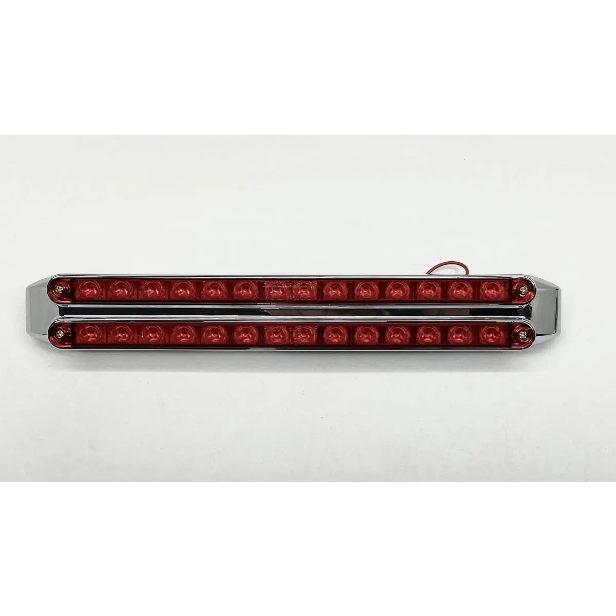 Dual 14 LED Light Bar. (Stop, Turn and Tail) Red LED with Red Lens.