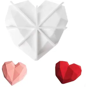 Silicone Mousse Cake Mold Trays Food Grade & BPA Free Not Sticky Baking Pan For Mousse Chocolate Brownie Cheesecake Jelly Ice Cream Fondant