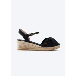 Farella Canvas Espadrille Sandal Wedges