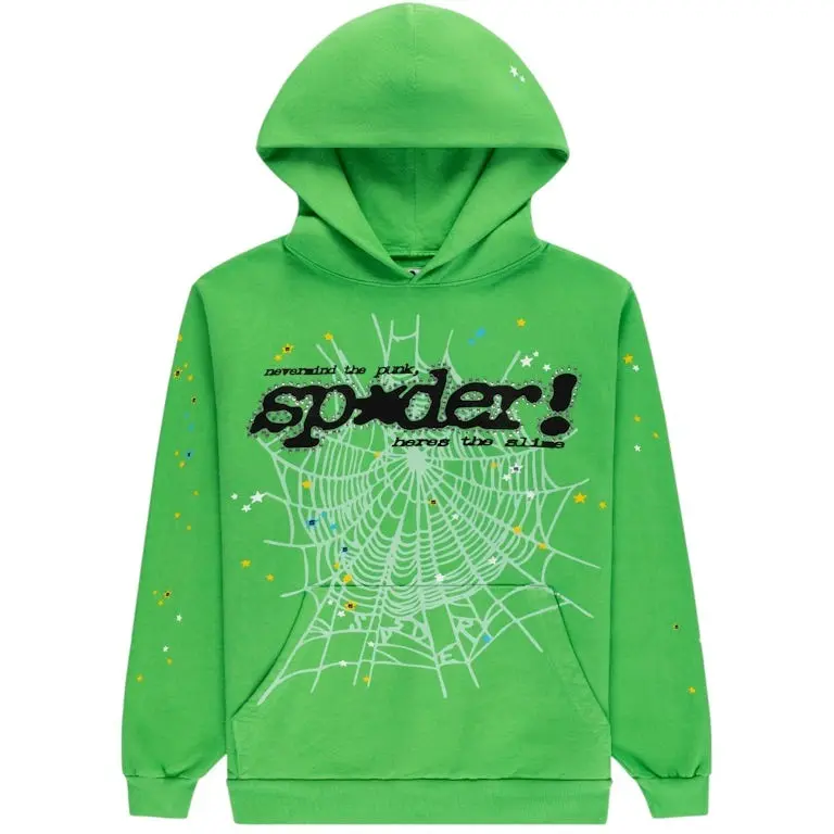 Sp5der Punk V2 Rhinestone Hoodie