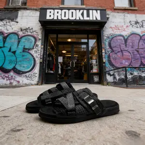 All-Day Comfort Reflective Slides |   3M Light Up, Adjustable, Arch Support, Anti-Slip for Men & Women