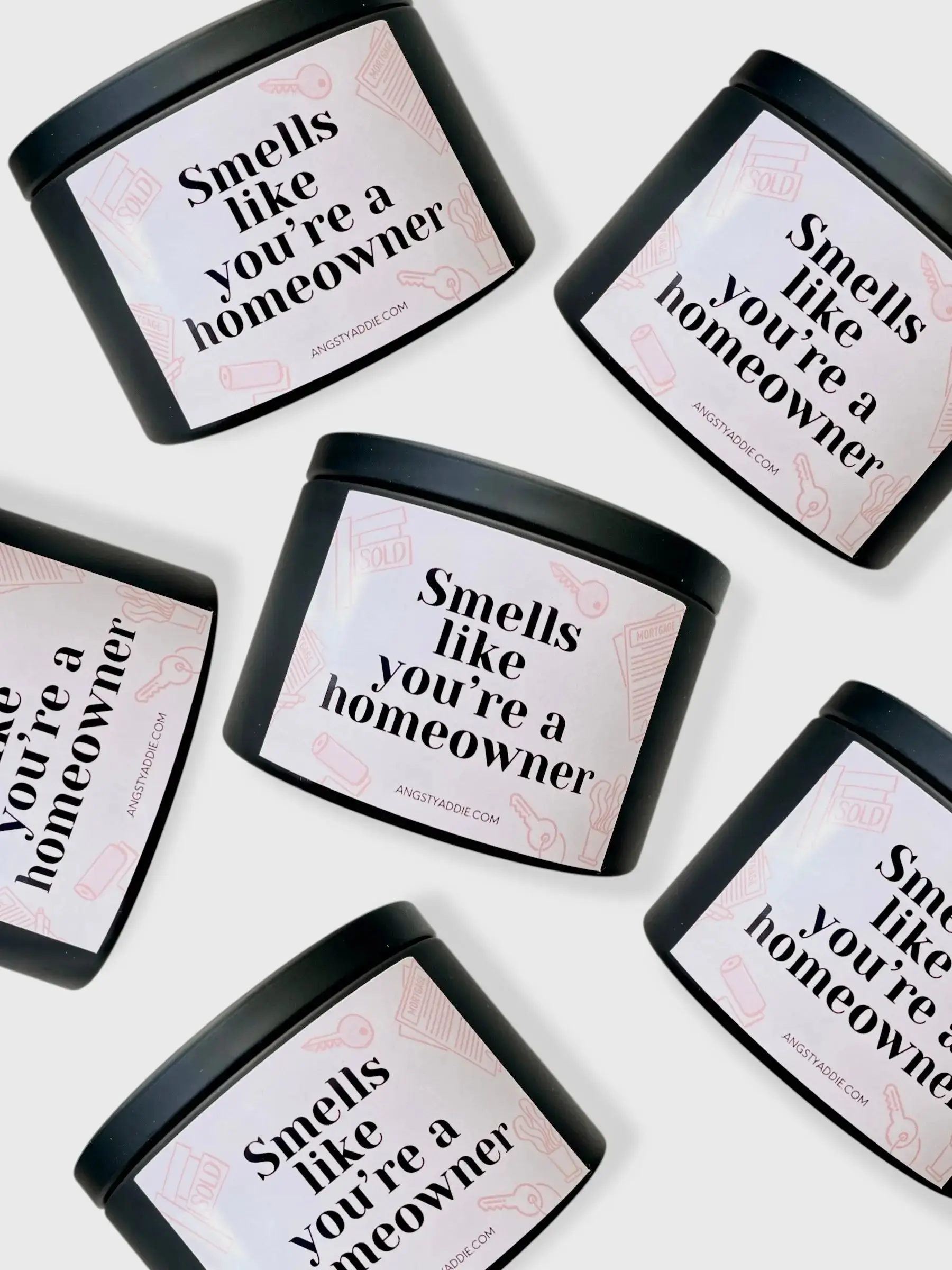 Smells Like You're a Homeowner Scented Candle – Funny Housewarming Gift, Vegan Coconut Soy Wax, Multiple Scents & Sizes