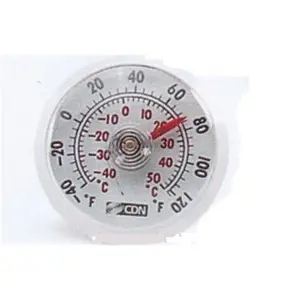 212 MAIN CDN AT120 Mountable Stick Thermometer - Plastic, Shatterproof, Indoor Use, Dual Scales Design