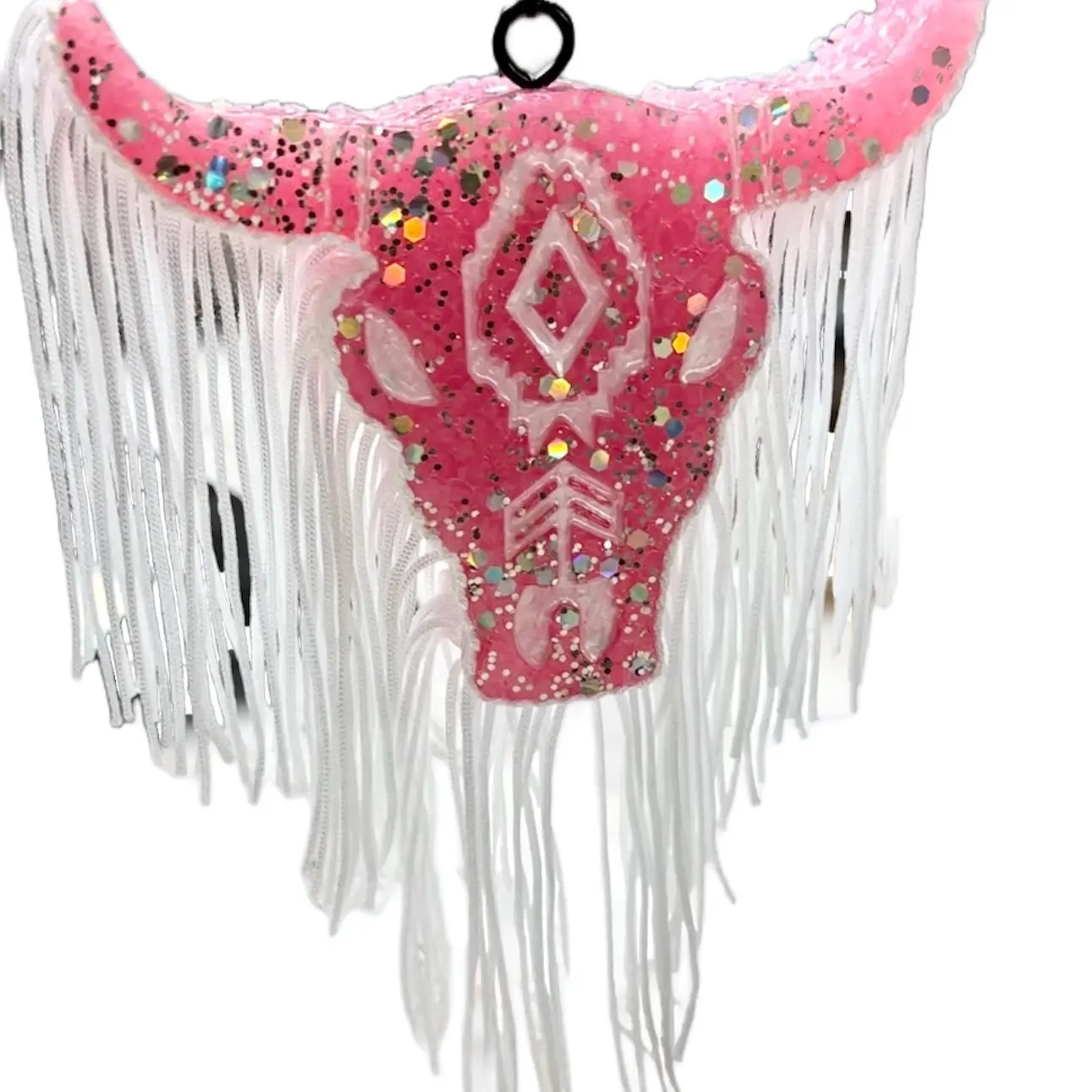 Light Pink Fringe Car Freshie