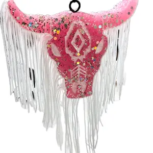 Light Pink Fringe Car Freshie