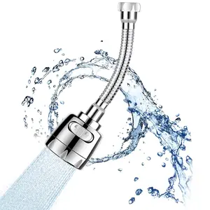 2-Mode 360° Rotatable Kitchen Faucet Head | Water Saving Anti-Splash Attachment