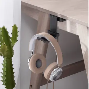 Headphone Stand Hook Creative Adhesive Wall-Mounted Gaming Headset Bluetooth Bracket Bedside Wall Rack Storage