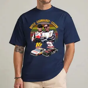 The Biff #16 & Earnhardt Legend Never D.i.e - Forever Tshirt , Vintage TShirt, On-Court Brotherhood Style, Top, Graphic, Unisex Tee
